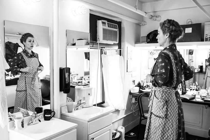 Present Laughter- Broadway- Ellen Harvey- Backstage- Susan Hilferty
