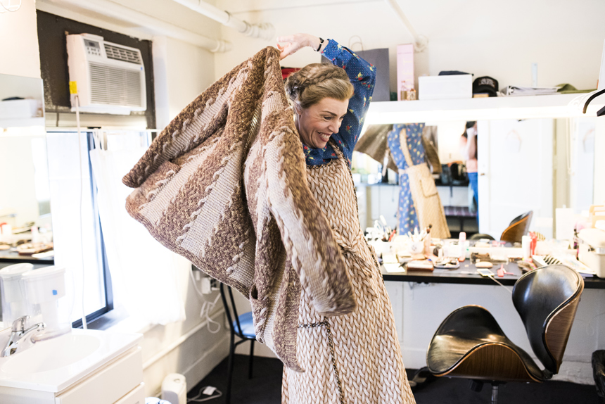 Present Laughter- Broadway- Ellen Harvey- Backstage- Susan Hilferty