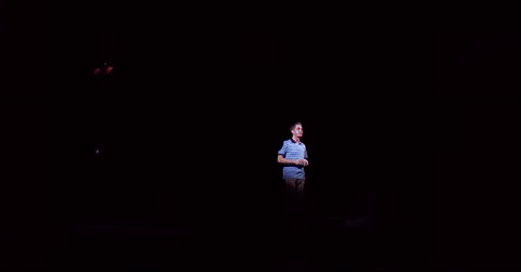 Dear Evan Hansen GIF- Waving through a Window Gif- Ben Platt GIF