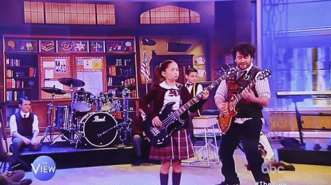 Evie Dolan GIF- School of Rock GIF- Bass- Alex Brightman GIF