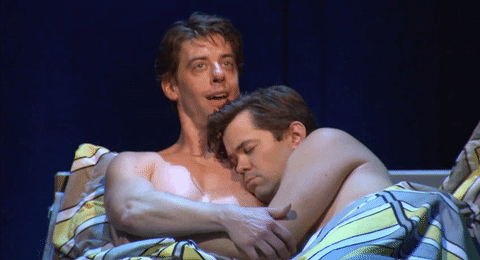 Falsettos GIF- Broadway- Christian Borle GIF- Andrew Rannells GIF