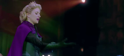 Frozen GIF- Broadway Musical- Elsa GIF- Caissie Levy GIF