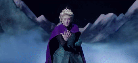 Frozen GIF- Broadway Musical- Elsa GIF- Caissie Levy GIF