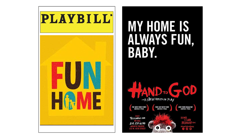 Hand to God- broadway- Fun Home