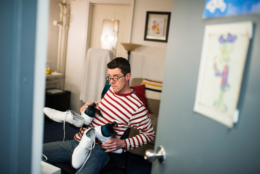 Spongebob Squarepants - Musical- Broadway-Backstage- Gavin Lee- Squidward