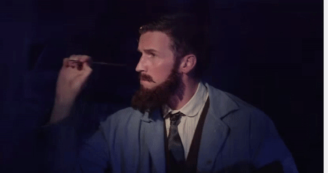 Claybourne Elder GIF- Sunday in the Park with George GIF- Painting GIF