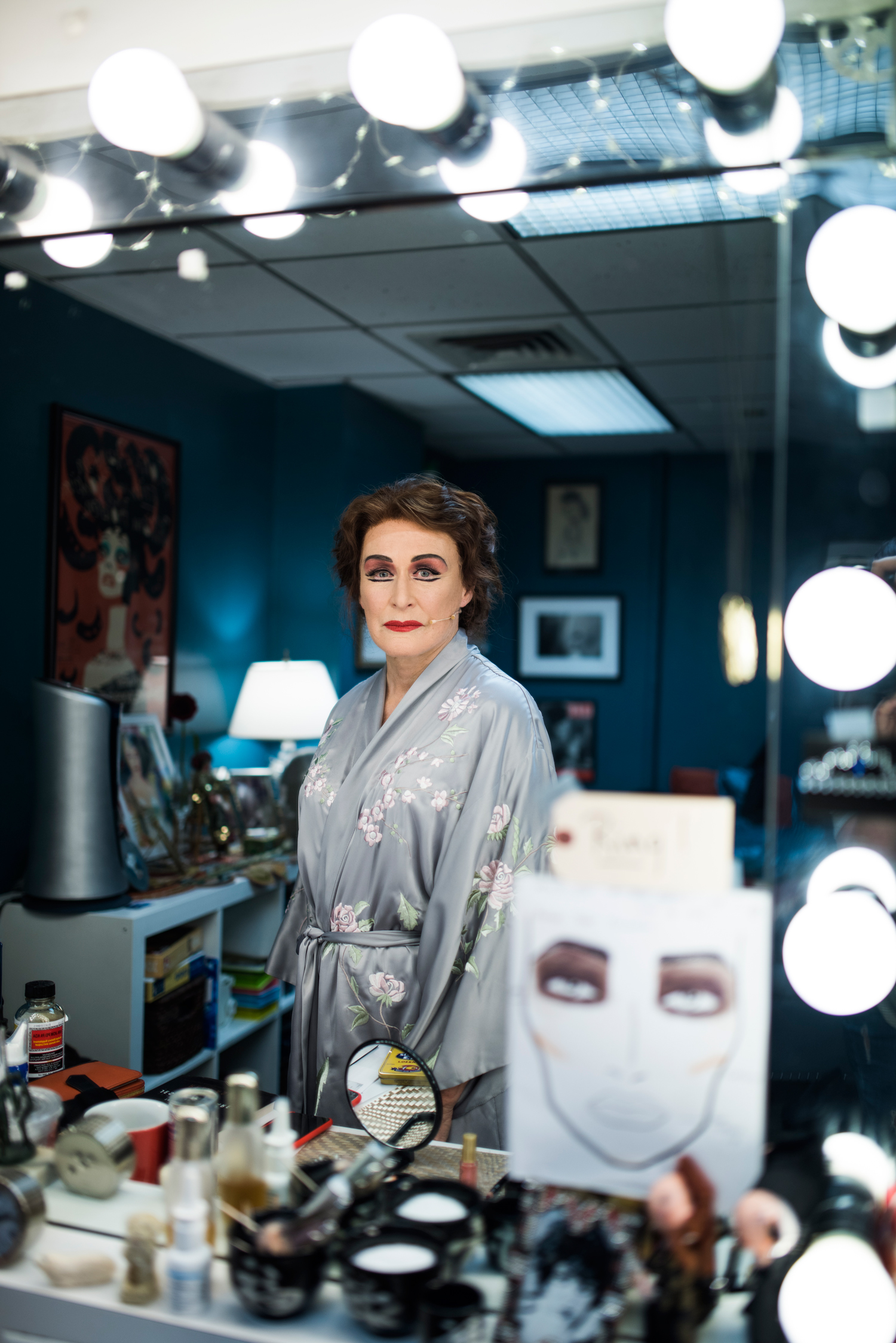 Glenn Close- Sunset Boulevard- Backstage- Norma Desmond- Dressing Room