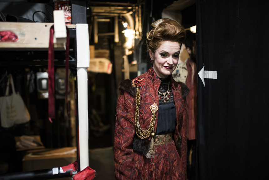 Great Comet Broadway Musical Backstage- Grace McLean