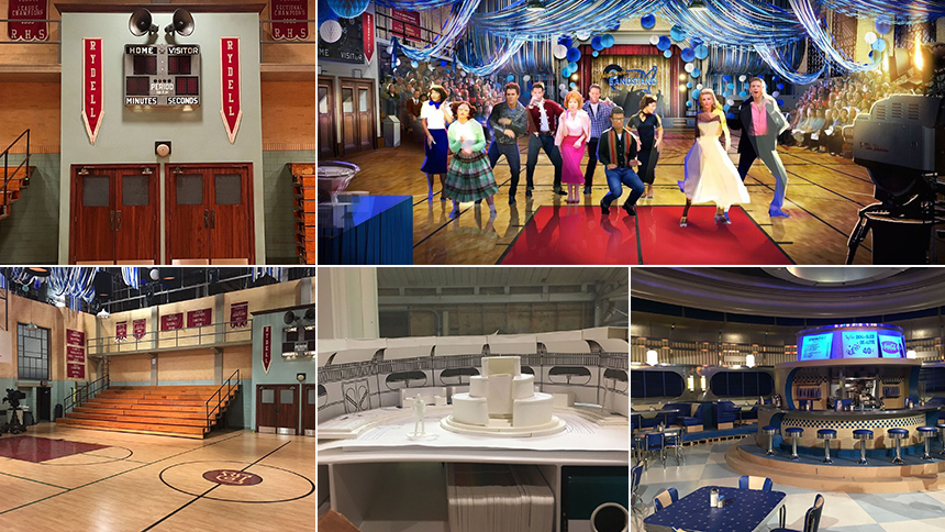 Grease Live Set- David Korins- Scenic Design