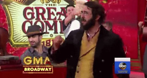 Lucas Steele GIF- Anatole GIF- Great Comet GIF- Broadway- Josh Groban GIF