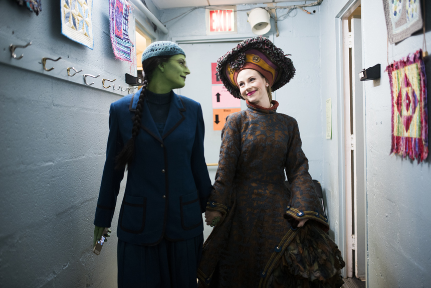 Jackie Burns- Elphaba- Wicked- Broadway- Musical- Backstage- Kristen Martin