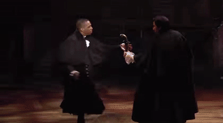 Hamilton GIF- Leslie Odom Jr GIF- Lin Manuel Miranda GIF- Duel GIF
