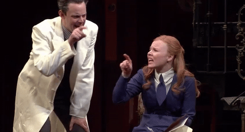 Harry Hadden-Paton Lauren Ambrose My Fair Lady GIF