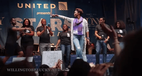 Heather Headley GIF- Color Purple- Mic Drop GIF