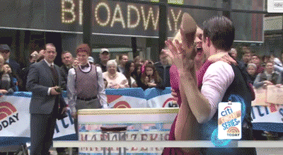Gavin Creel GIF- Jane Krakowski GIF- She Loves ME GIF- Death Drop GIF
