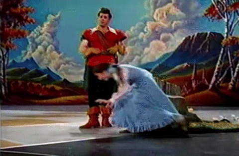 Beauty and the Beast GIF- Broadway GIF- Irish Exit