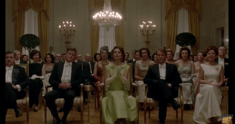 Jackie GIF- Clapping GIF- Jackie Kennedy GIF