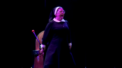 Jennifer Simard GIF- Disaster GIF- Nun GIF