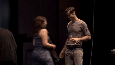 John Behlmann - GIF- Significant Other-Kiss- Lindsay Mendez GIF