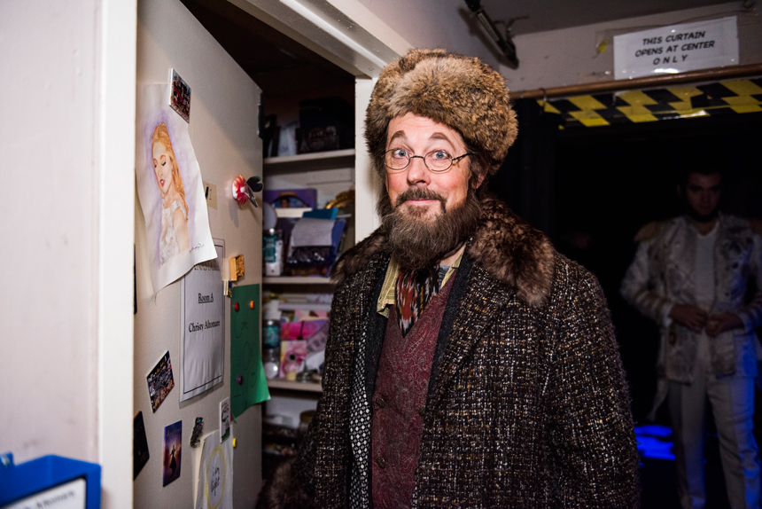 John Bolton- Anastasia - Musical- Broadway- Backstage