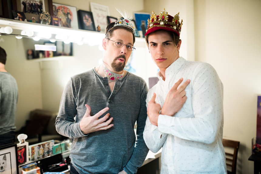 Derek Klena-John Bolton- Anastasia - Musical- Broadway- Backstage- Funny