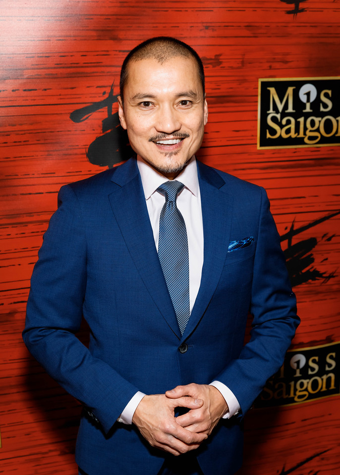 Jon Jon Briones - The Engineer- Backstage- Miss Saigon- Opening Night