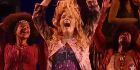 Kacie Shiek GIF- Hair GIF- Broadway