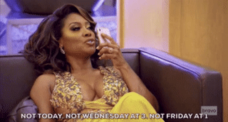 Kenya Moore Not Today RHOA Reunion GIF