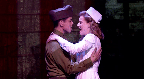 Telly Leung GIF- Allegiance GIF- Lea Salonga GIF- Kiss GIF- Katie Rose Clarke GIF