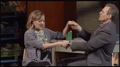 Marc Kudisch- Hand to God- GIF-Geneva Carr- Broadway