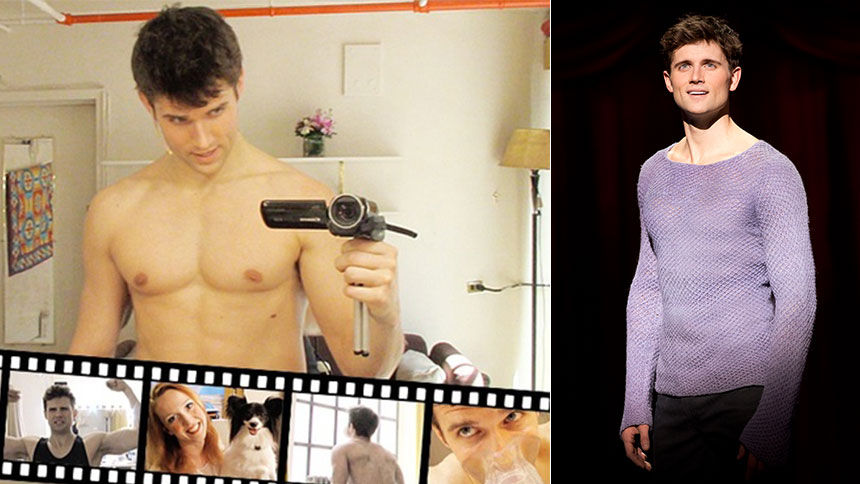 Kyle Dean Massey- Pippin- Shirtless