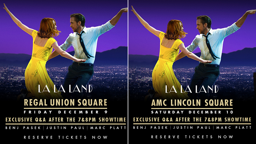 NYC - LA LA LAnd - Screening