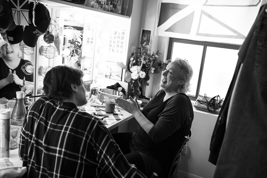 Come From Away- Broadway- Backstage- Astrid Van Wieren- Petrina Bromley