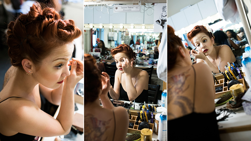 Great Comet Broadway Musical Backstage- Lauren Zakrin
