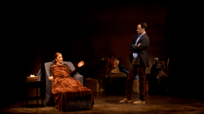 Linda Lavin GIF- Our Mother's Brief Affair- Lips are sealed GIF