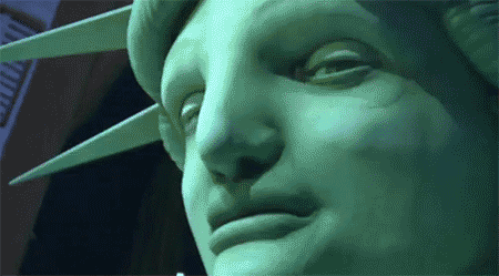 Heart and Lights- GIF- Statue of Liberty