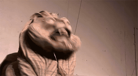 Heart and Lights- Public Library Lion- GIF