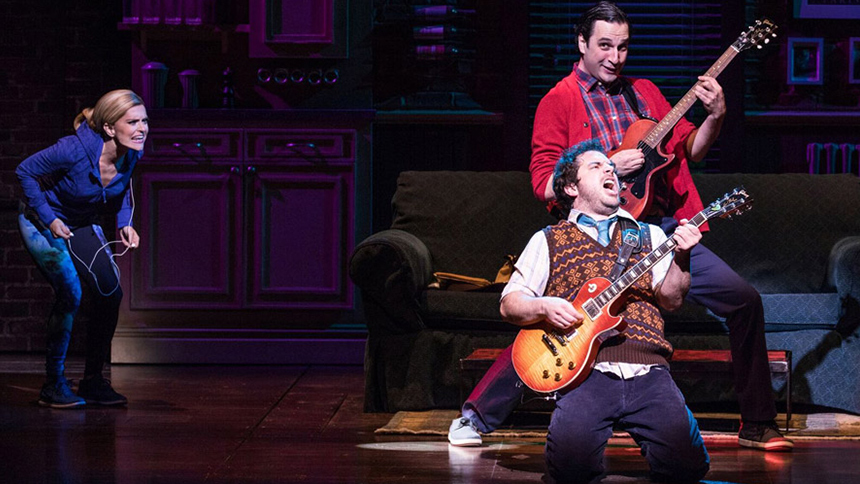 Lori Eve Marinacci- Justin Collette- Jonathan Gould- School of Rock Musical Broadway