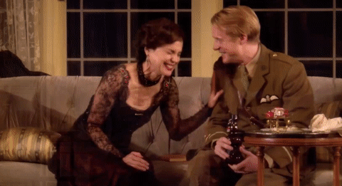 Matthew James Thomas- GIF- Time and the Conways- Elizabeth McGovern