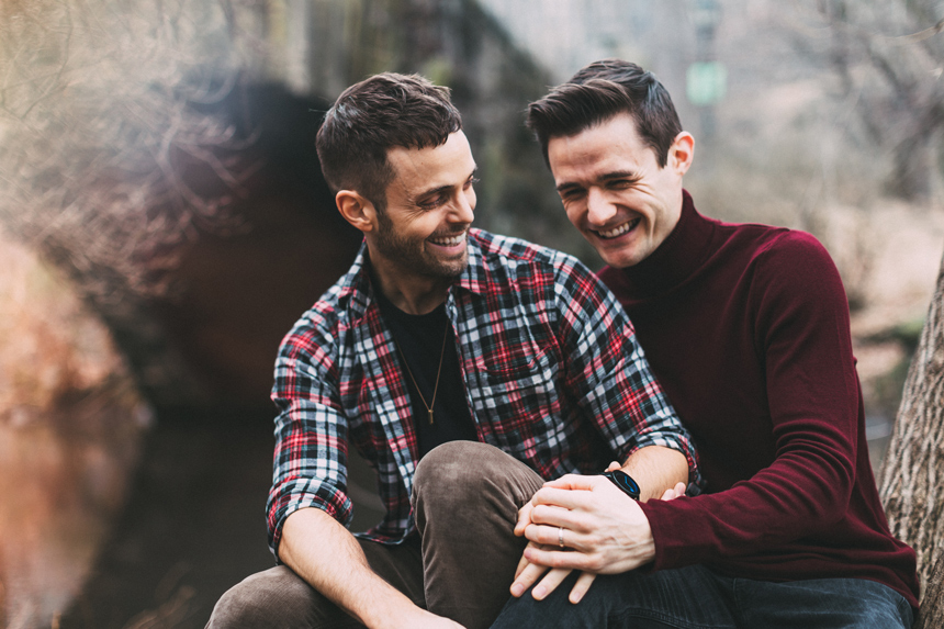 Mark Evans & Justin Mortelliti - Broadway- Engaged- Married