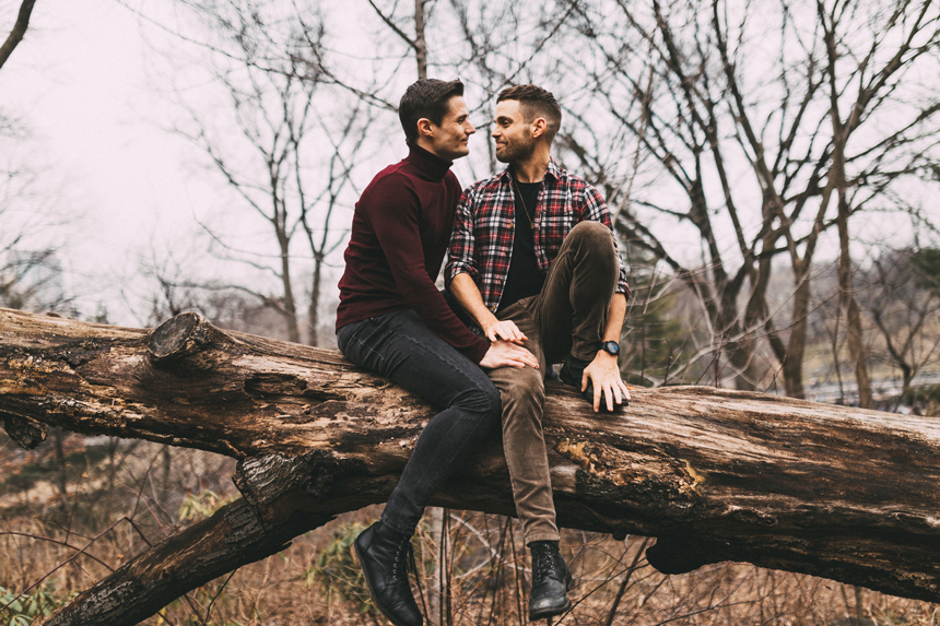 Mark Evans & Justin Mortelliti - Broadway- Engaged- Married