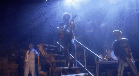Michael Viruet GIF- Red Roses Green Gold Musical
