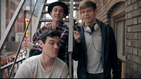 Tuck Boys GIF- Andrew Keenan Bolger GIF- Robert Lenzi GIF- Michael Wartella GIF