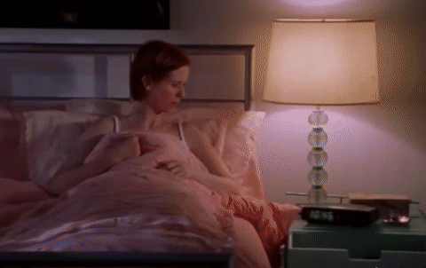 Miranda Sex and the City GIf- Virgin Mary