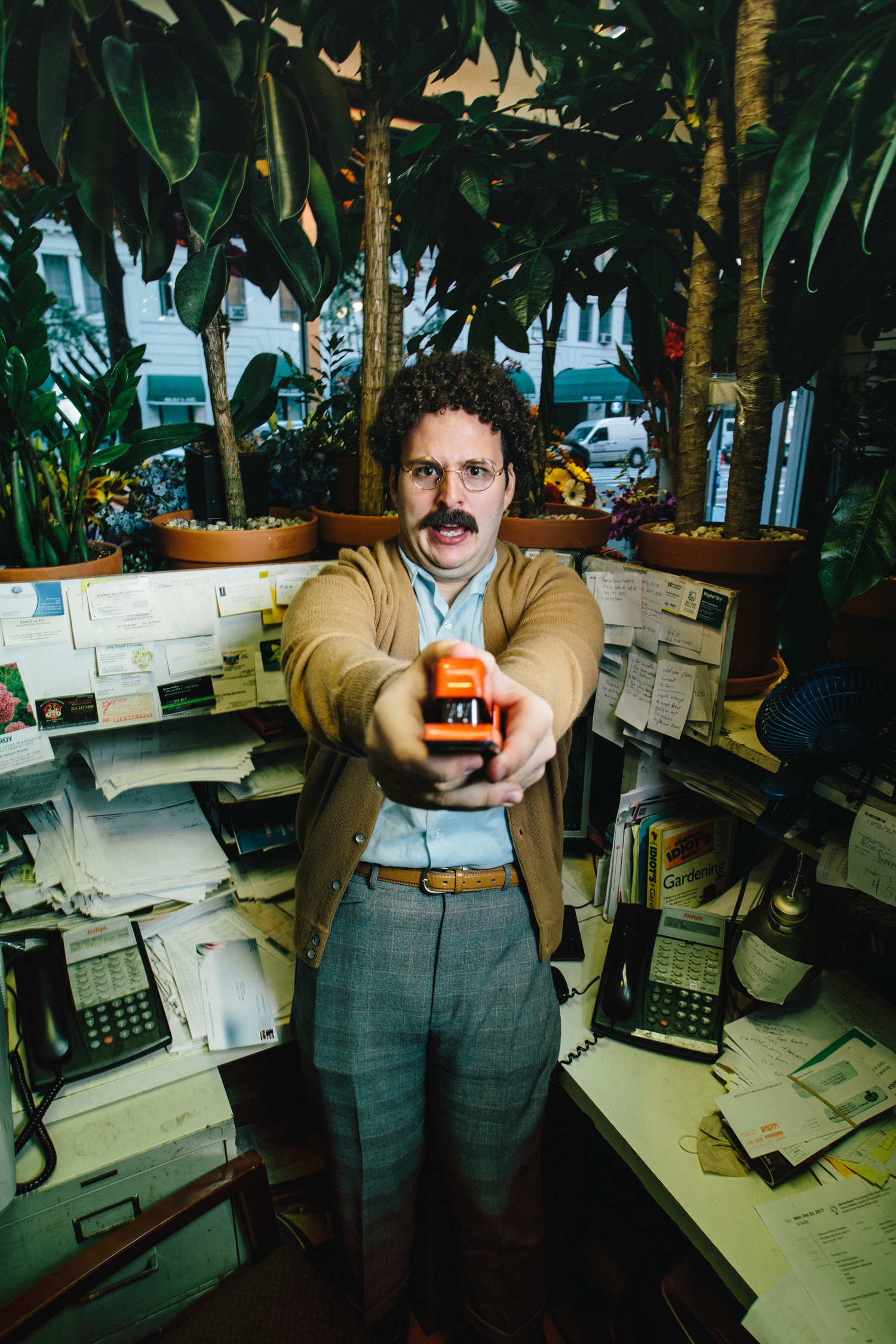 Patrick Martini as Mr. Mushnik- Little Shop of Horrors- NYU- Tisch New Theatre