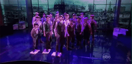 Newsies- Broadway - GIF -