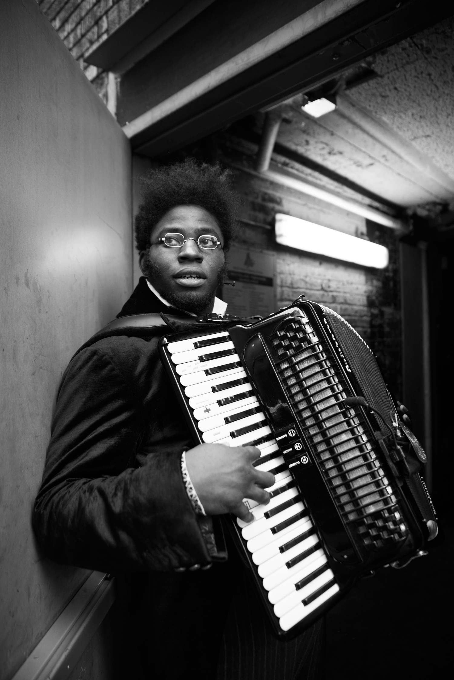 Great Comet Broadway Musical Backstage- Okieriete Onaodowan - Oak