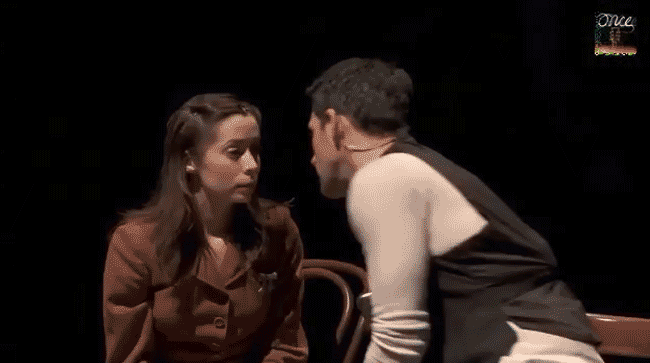 Once Gif- Steve Kazee- Cristin - Kiss