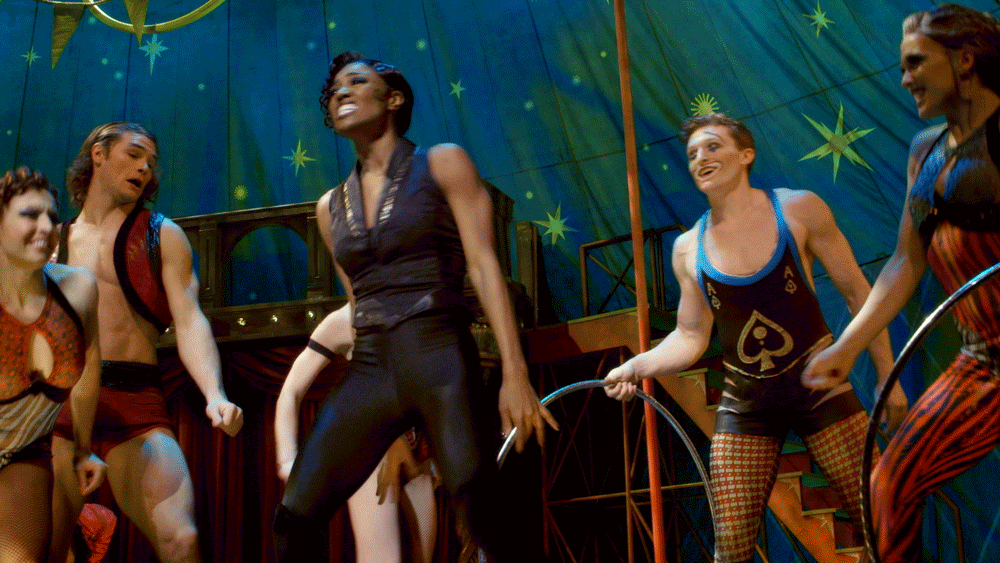 Pippin- GIF- Patina Miller- Rocking Out- Simple Joys