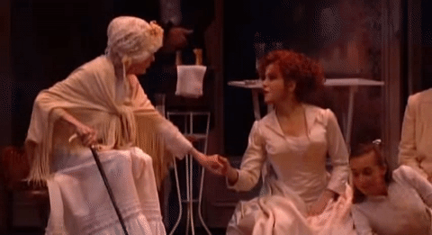Bernadette Peters GIF- Elaine Stritch GIF- Little Night Music GIF